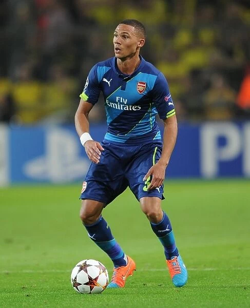 Kieran Gibbs in Action: Borussia Dortmund vs. Arsenal, UEFA Champions League (2014-15)