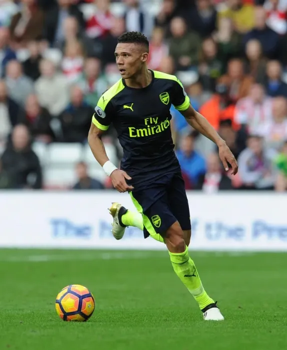 Framed Print : Kieran Gibbs in Action: Sunderland vs. Arsenal, Premier League 2016-17 Framed Print : Kieran Gibbs in Action: Sunderland vs. Arsenal, Premier League 2016-17
