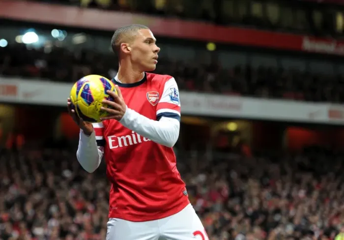 Framed Print : Kieran Gibbs (Arsenal). Arsenal 7: 3 Newcastle United. Barclays Premier League. Emirates Stadium Framed Print : Kieran Gibbs (Arsenal). Arsenal 7: 3 Newcastle United. Barclays Premier League. Emirates Stadium
