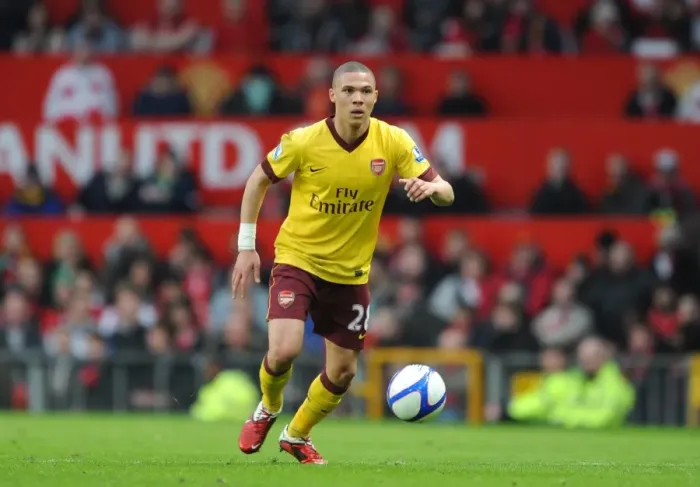 Framed Print : Kieran Gibbs (Arsenal). Manchester United 2: 0 Arsenal, FA Cup Sixth Round