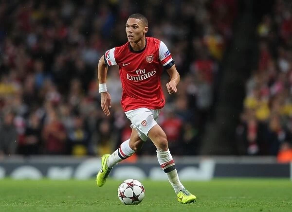 Kieran Gibbs: Arsenal's Tenacious Defender in Action