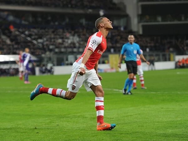 Kieran Gibbs Scores First Goal: Arsenal's Victory Against RSC Anderlecht in UEFA Champions League, 2014
