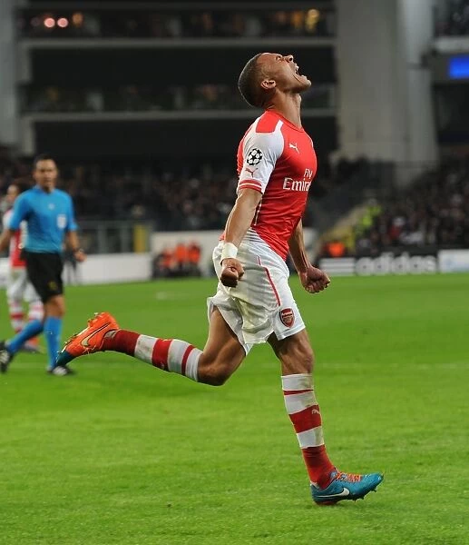 Kieran Gibbs Scores First Goal: Arsenal's Victory over RSC Anderlecht in the UEFA Champions League (October 2014)