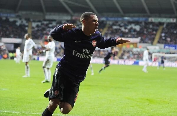 Kieran Gibbs Scores the Second Goal: Swansea vs Arsenal, FA Cup 2012-13