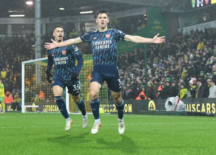 Framed Print : Kieran Tierney Scores the Decisive Goal: Arsenal Wins Against Norwich City in Premier League 2021-22 Framed Print : Kieran Tierney Scores the Decisive Goal: Arsenal Wins Against Norwich City in Premier League 2021-22