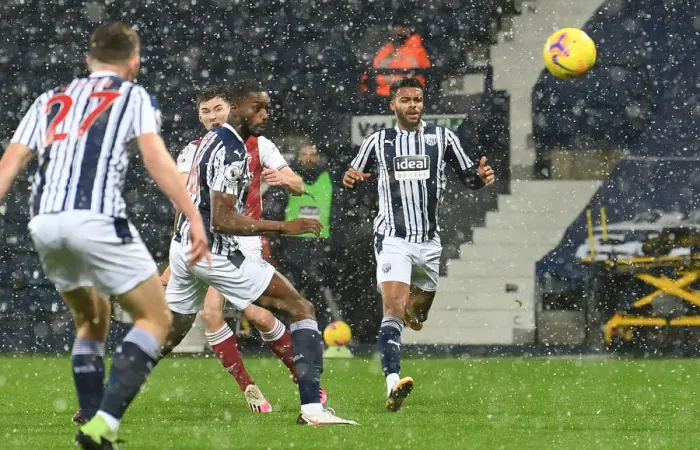 Framed Print : Kieran Tierney Scores First Arsenal Goal: Arsenal's Triumph Over West Bromwich Albion in the 2021 Premier League
