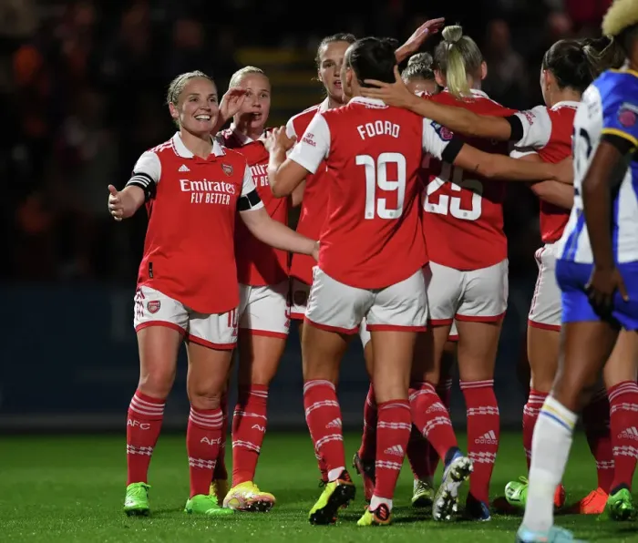 Framed Print : Kim Little Scores First Goal for Arsenal Women Against Brighton in FA WSL Match Framed Print : Kim Little Scores First Goal for Arsenal Women Against Brighton in FA WSL Match