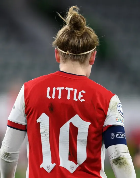 Framed Print : Kim Little's Battle for Champions League Glory: Arsenal vs. VfL Wolfsburg