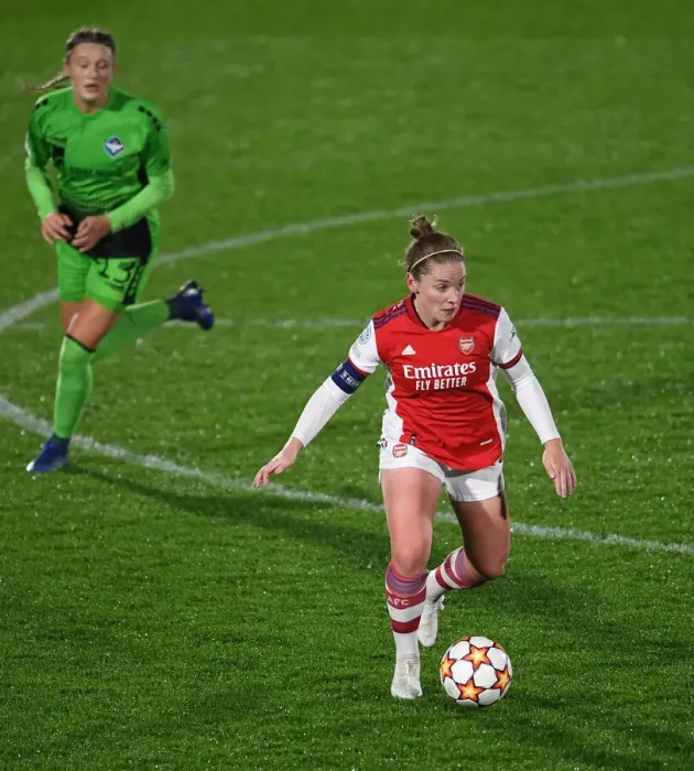 Framed Print : Kim Little's Brilliant Performance: Arsenal Women Crush HB Koge in UEFA Champions League Framed Print : Kim Little's Brilliant Performance: Arsenal Women Crush HB Koge in UEFA Champions League