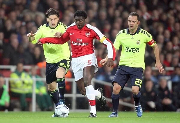 Kolo Toure (Arsenal) Ugur Boral and Semih Senturk (Fenerbahce)