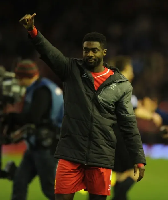 Framed Print : Kolo Toure Bids Farewell: Liverpool vs. Arsenal, Premier League 2014 / 15