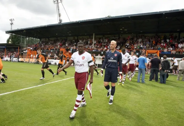 Framed Print : Kolo Toure Leads Arsenal to Victory: 2-0 Pre-Season Win over Barnet, 2007 Framed Print : Kolo Toure Leads Arsenal to Victory: 2-0 Pre-Season Win over Barnet, 2007