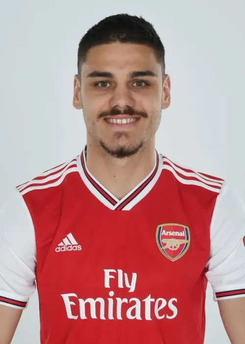 Framed Print : Konstantinos Mavropanos of Arsenal