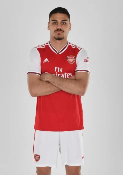 Framed Print : Konstantinos Mavropanos of Arsenal Framed Print : Konstantinos Mavropanos of Arsenal