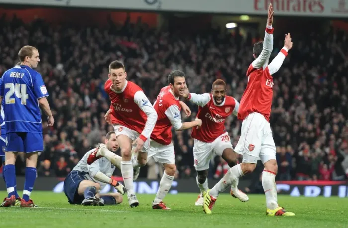 Framed Print : Koscielny Scores the Decisive Goal: Arsenal Advances to Carling Cup Final (3-0 vs Ipswich, 3-1 agg) Framed Print : Koscielny Scores the Decisive Goal: Arsenal Advances to Carling Cup Final (3-0 vs Ipswich, 3-1 agg)