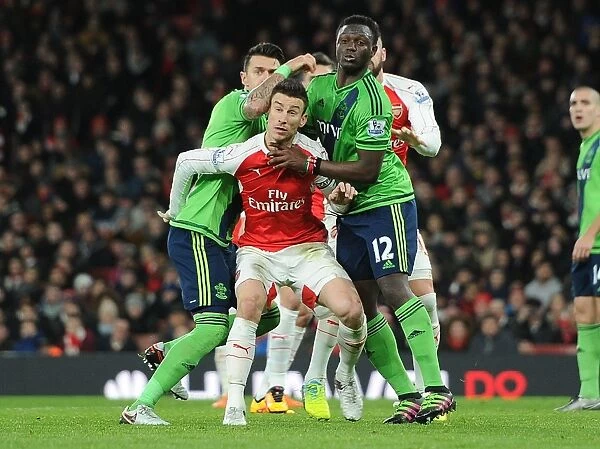 Koscielny vs. Fonte & Wanyama: A Battle of Defenders in Arsenal vs. Southampton