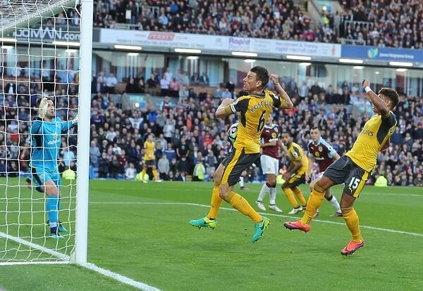 Koscielny's Deflected Strike: Game-Winning Goal for Arsenal vs Burnley (2016-17)