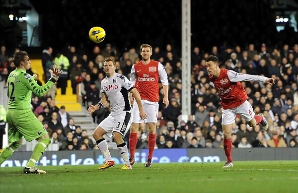 Koscielny's Game-Winning Goal: Fulham vs. Arsenal, Premier League 2011-12