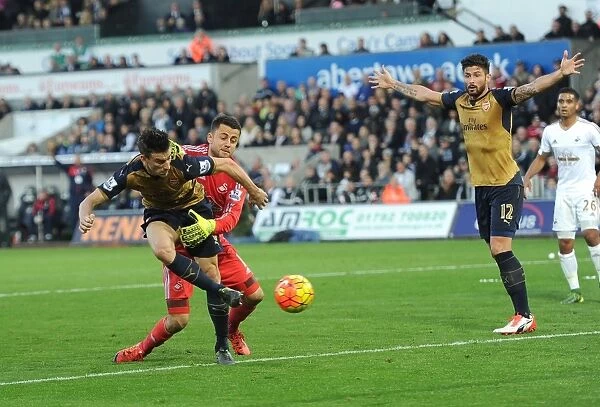 Koscielny's Pressure-Cooker Goal: Swansea vs Arsenal, 2015-16