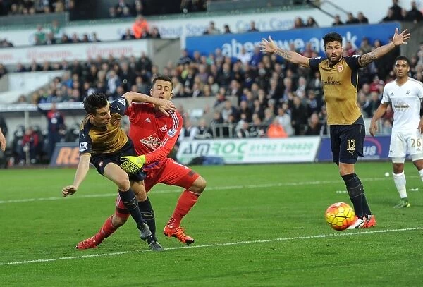 Koscielny's Pressure-Cooker Goal: Swansea vs Arsenal, 2015-16 - Laurent's Strike under Lukasz's Pressure