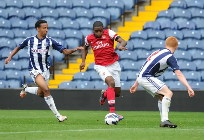 Framed Print : Kyle Ebecilio (Arsenal) Mani O Sullivan and Liam O Neil (WBA). West Bromwich Albion U21 1 Framed Print : Kyle Ebecilio (Arsenal) Mani O Sullivan and Liam O Neil (WBA). West Bromwich Albion U21 1