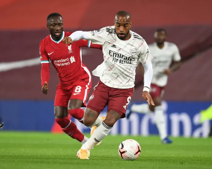 Framed Print : Lacazette at Anfield: Liverpool vs. Arsenal, 2020-21 Premier League Framed Print : Lacazette at Anfield: Liverpool vs. Arsenal, 2020-21 Premier League