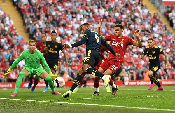 Lacazette vs. Alexander-Arnold: Intense Rivalry at Anfield - Liverpool vs. Arsenal, Premier League 2019-20