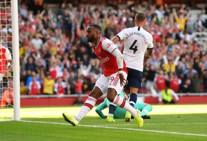 Framed Print : Lacazette's Thriller: Arsenal's Triumphant Goal vs. Tottenham, Premier League 2019-20 Framed Print : Lacazette's Thriller: Arsenal's Triumphant Goal vs. Tottenham, Premier League 2019-20