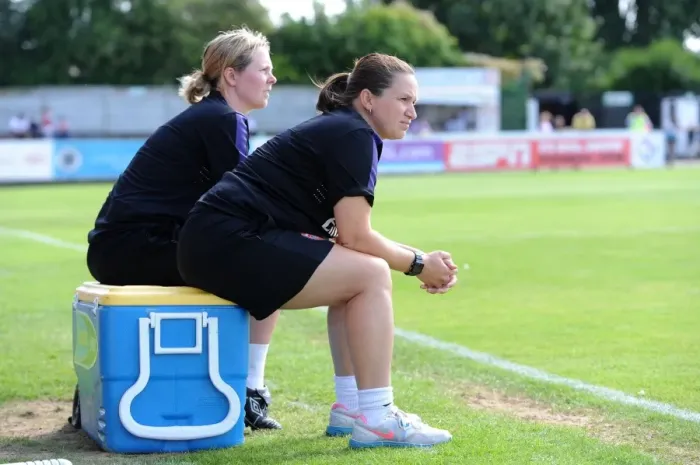 Framed Print : Laura Harvey Leads Arsenal in FA WSL Clash: Arsenal Ladies FC vs. Lincoln Ladies FC Framed Print : Laura Harvey Leads Arsenal in FA WSL Clash: Arsenal Ladies FC vs. Lincoln Ladies FC