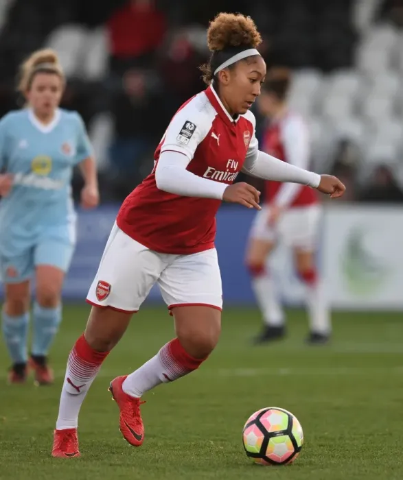Framed Print : Lauren James in Action: Arsenal Women vs. Sunderland Ladies, WSL 1