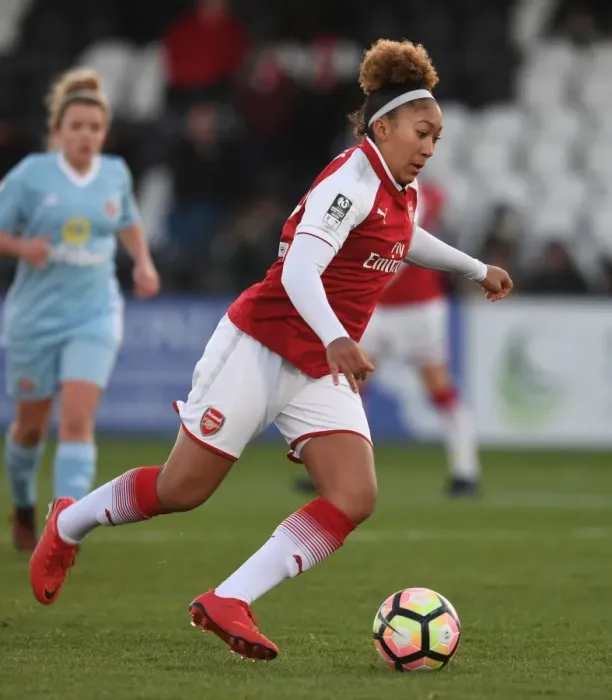 Framed Print : Lauren James in Action: Arsenal Women vs Sunderland (WSL 1, 2017-18)