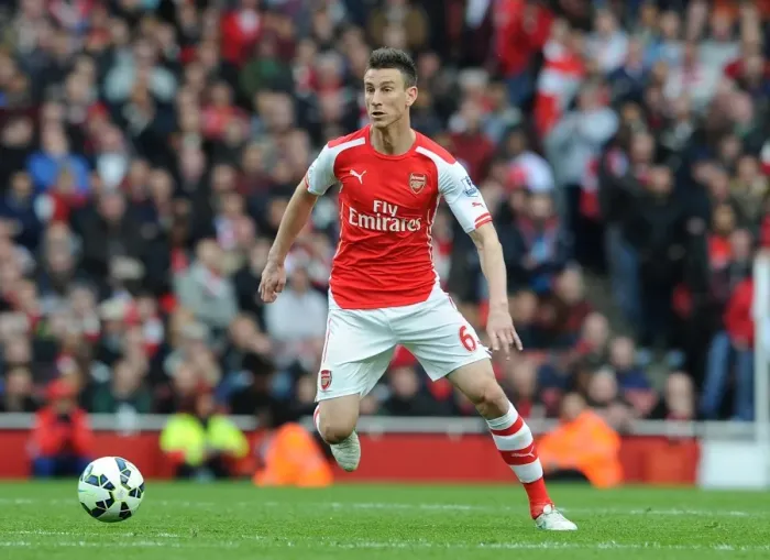 Framed Print : Laurent Koscielny (Arsenal). Arsenal 0: 0 Chelsea. Barclays Premier League. Emirates Stadium Framed Print : Laurent Koscielny (Arsenal). Arsenal 0: 0 Chelsea. Barclays Premier League. Emirates Stadium