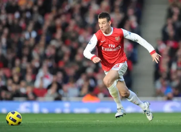 Framed Print : Laurent Koscielny (Arsenal). Arsenal 0: 1 Newcastle United, Barclays Premier League