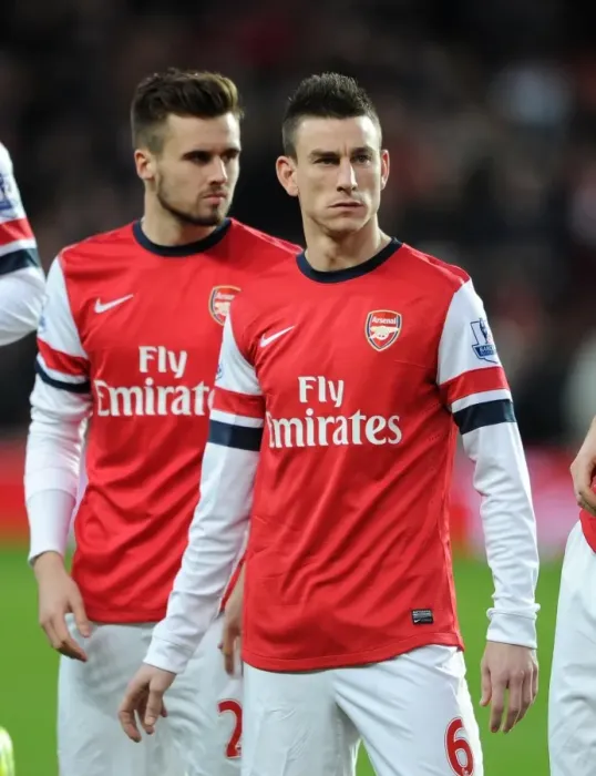 Framed Print : Laurent Koscielny (Arsenal). Arsenal 1: 1 Everton. Barclays Premier League. Emirates Stadium