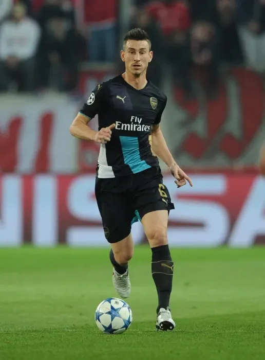 Framed Print : Laurent Koscielny (Arsenal). Olympiacos 0: 3 Arsenal Framed Print : Laurent Koscielny (Arsenal). Olympiacos 0: 3 Arsenal