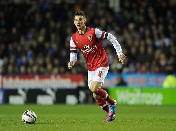 Laurent Koscielny (Arsenal). Reading 5: 7 Arsenal. Capital One Cup. Round 4