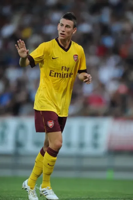 Framed Print : Laurent Koscielny (Arsenal). Sturm Graz 0: 4 Arsenal, Graz, Austria, 21  /  7  /  2010
