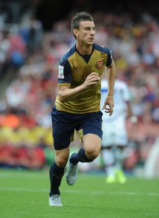 Framed Print : Laurent Koscielny: Arsenal's Defensive Powerhouse in Emirates Cup 2015 / 16 Framed Print : Laurent Koscielny: Arsenal's Defensive Powerhouse in Emirates Cup 2015 / 16