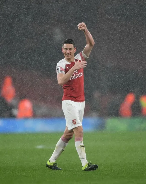 Framed Print : Laurent Koscielny: Arsenal's Defiant Figure Amidst Manchester United Battle Framed Print : Laurent Koscielny: Arsenal's Defiant Figure Amidst Manchester United Battle