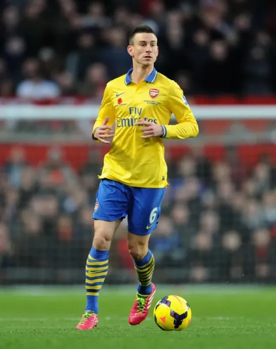 Framed Print : Laurent Koscielny: Arsenal's Rock at Old Trafford (Manchester United vs Arsenal, 2013-14) Framed Print : Laurent Koscielny: Arsenal's Rock at Old Trafford (Manchester United vs Arsenal, 2013-14)