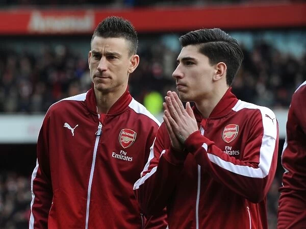 Laurent Koscielny and Hector Bellerin (Arsenal)