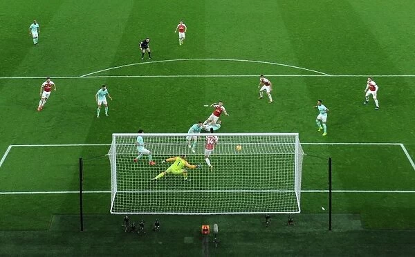 Laurent Koscielny Scores Arsenal's Third Goal Against AFC Bournemouth, February 2019