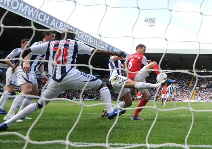 Framed Print : Laurent Koscielny's Header: Arsenal's Third Goal vs. West Bromwich Albion (2011-12) Framed Print : Laurent Koscielny's Header: Arsenal's Third Goal vs. West Bromwich Albion (2011-12)