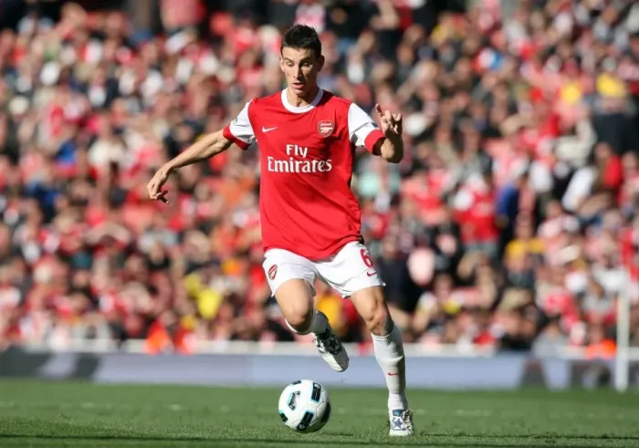 Framed Print : Laurent Koscielny's Heartbreaking Defeat: Arsenal 2-3 West Bromwich Albion