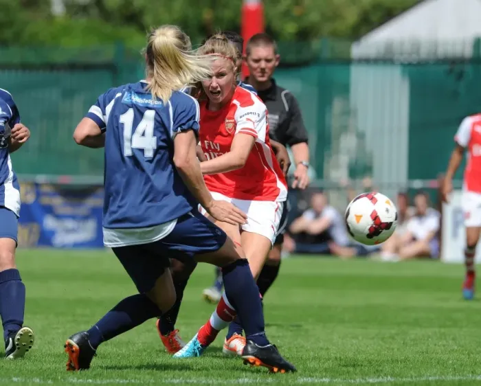 Framed Print : Leah Williamson Scores Dramatic Goal Against Millwall Lionesses in WSL Continental Cup