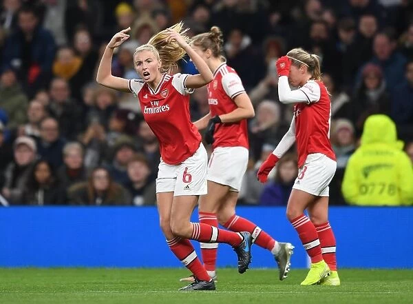 Leah Williamson Scores First Goal: Arsenal Wins FA Womens Super League Match Against Tottenham Hotspur