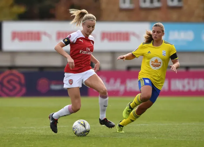 Framed Print : Leah Williamson vs Connie Scott: A Battle in the WSL: Arsenal Women vs Birmingham City Ladies Framed Print : Leah Williamson vs Connie Scott: A Battle in the WSL: Arsenal Women vs Birmingham City Ladies