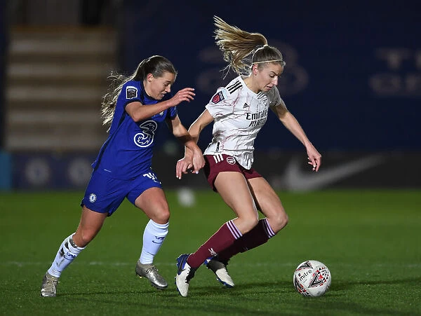 Leah Williamson vs. Fran Kirby: Intense Battle in Chelsea Women vs. Arsenal Women FA WSL Match