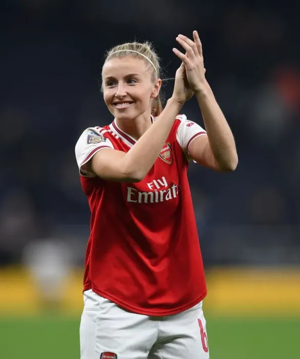 Framed Print : Leah Williamson's Triumphant Reaction: Arsenal's FA WSL Victory over Tottenham