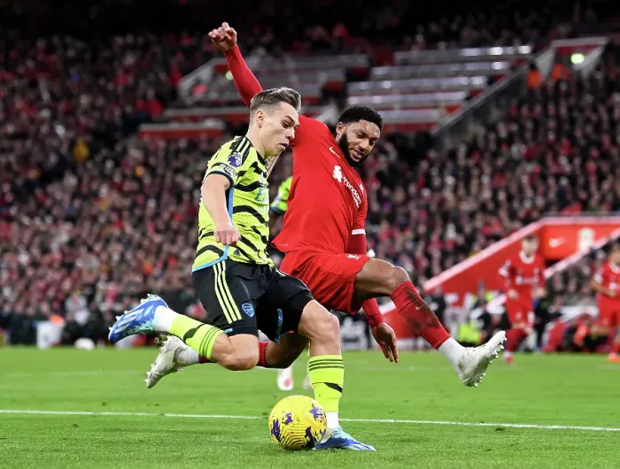 Framed Print : Leandro Trossard vs Joe Gomez: Intense Battle at Anfield - Liverpool vs Arsenal, Premier League 2023-24 Framed Print : Leandro Trossard vs Joe Gomez: Intense Battle at Anfield - Liverpool vs Arsenal, Premier League 2023-24